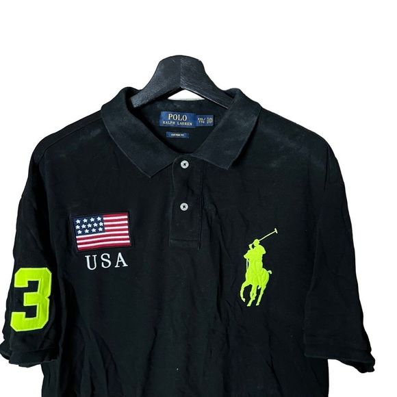 Polo Ralph Lauren Big Pony USA Shirt XXL - Picture 2 of 3